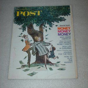 1967 Saturday Evening Post Magazine Money Issue